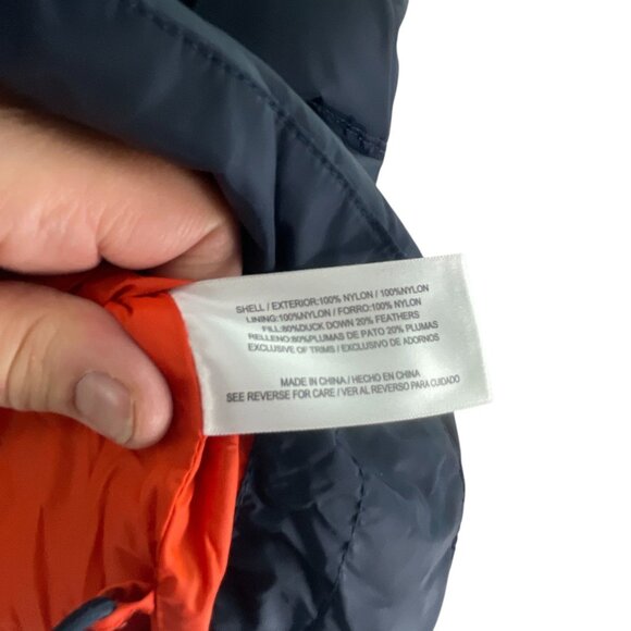 Orvis Down Vest Mens Quilted Outdoors Size M Zipper Pockets High Collar Winter - Picture 4 of 8